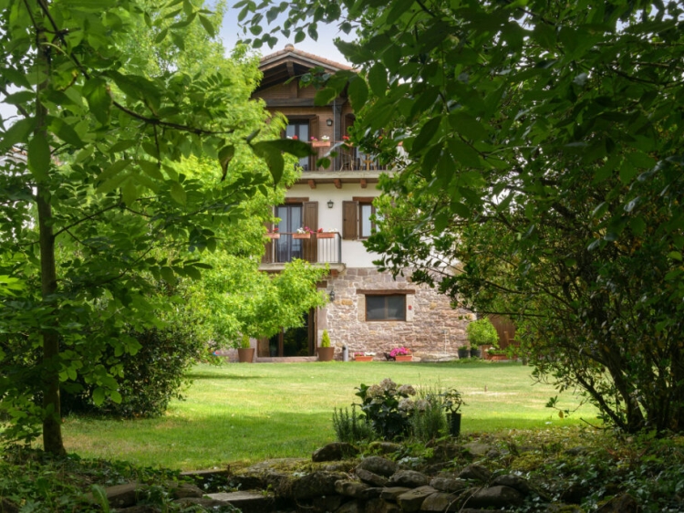 Hotel from the garden best rural hotel pais vasco