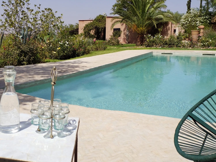 Akrich beautiful and small hotel out side Marrakech with swimming pool riad